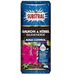 Substral Balkon- & Kübel-Blumenerde Aqua Control 40l, 4 Monate vorgedüngt, speichert doppelt so viel Wasser