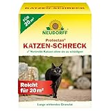 Neudorff Protectan Katzen-Schreck – Anwendungsfertiges Fernhaltemittel vertreibt Katzen wirkungsvoll, ohne sie zu schädigen - ausreichend für 20m², 200 g, Braun