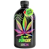 Homegrow24 Cannabis Dünger Indoor & Outdoor für Cannabispflanzen Wachstumsphase und Blütephase BIOlogischer organischer Grow & Bloom Hanfdünger I Starter Set