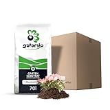 GALAMIO Moorbeeterde Rhododendronerde Erde Universalerde Blumenerde Pflanzerde Beet Balkon Premium Kultur Substrat 70l x 1 Sack 70l / 1 Karton Paligo