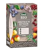 Dehner Bio Obstbaumdünger, hochwertiger Dünger für Obstbäume, organischer NPK-Dünger, mit Spurennährstoffen, ökologisch wertvoll, natürliche Langzeitwirkung, 1.5 kg, bunt