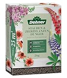 Dehner Stauden- und Zierpflanzendünger, hochwertiger Dünger für Zierpflanzen, organischer NPK-Dünger, mit Spurennährstoffen, natürliche Langzeitwirkung, 2 kg, für ca. 25 qm, bunt