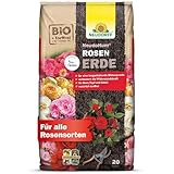 Neudorff NeudoHum RosenErde – Torffreie Bio-Erde mit Mycorrhiza fördert kräftige Rosen und Blüten. Ideal für Beet, Topf und Kübel, 20 Liter, Braun