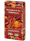 Floragard Universal Basissubstrat für Chillipflanzen 1x70 Liter - zur Anzucht und zum Umtopfen für Chilli, Paprika und Peperoni, 125949